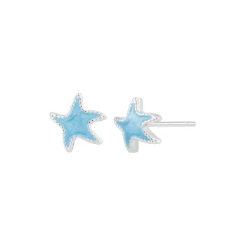 MISS XIA JWY S925 Silver Stud Earrings Women's