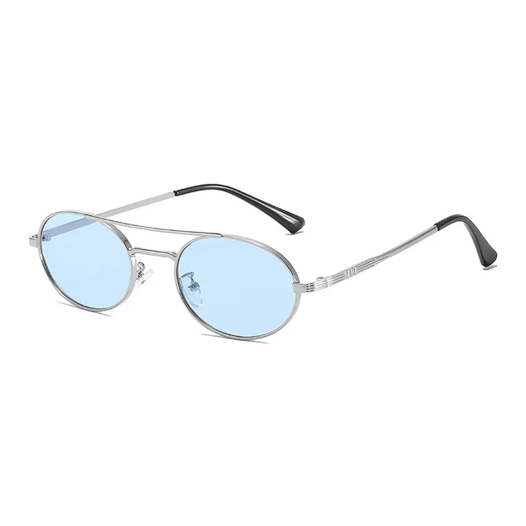 YUZHAOLIN Metal Oval Sunglasses Unisex-7