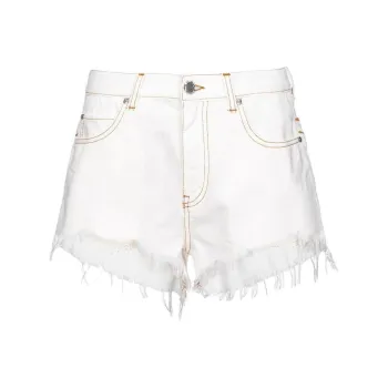PINKO Distressed Denim Shorts
