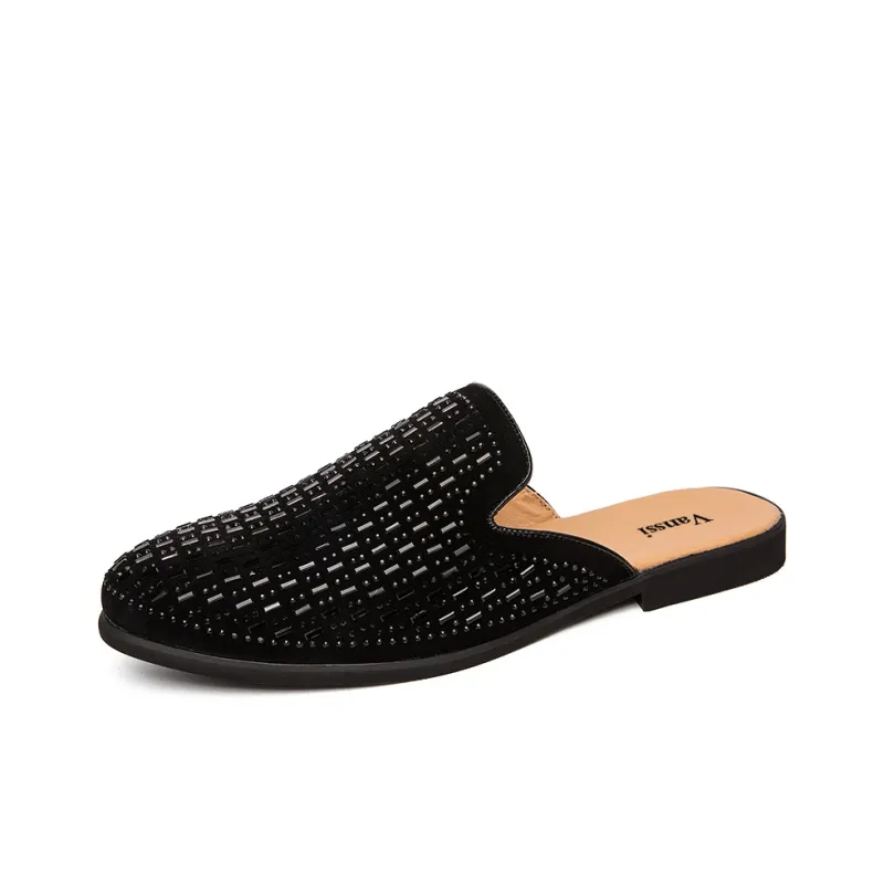 VANSSI Closed Toe Slippers Men's-5