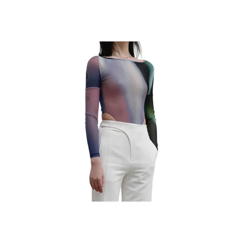 Oude Waag Bodysuits Women's Black Purple Green-0