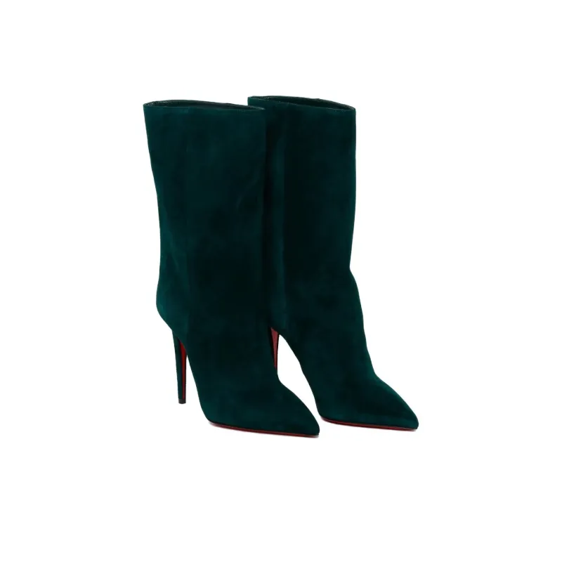 CL Astrilarge Booty Ankle Boots 10cm Women's Forest Green-2