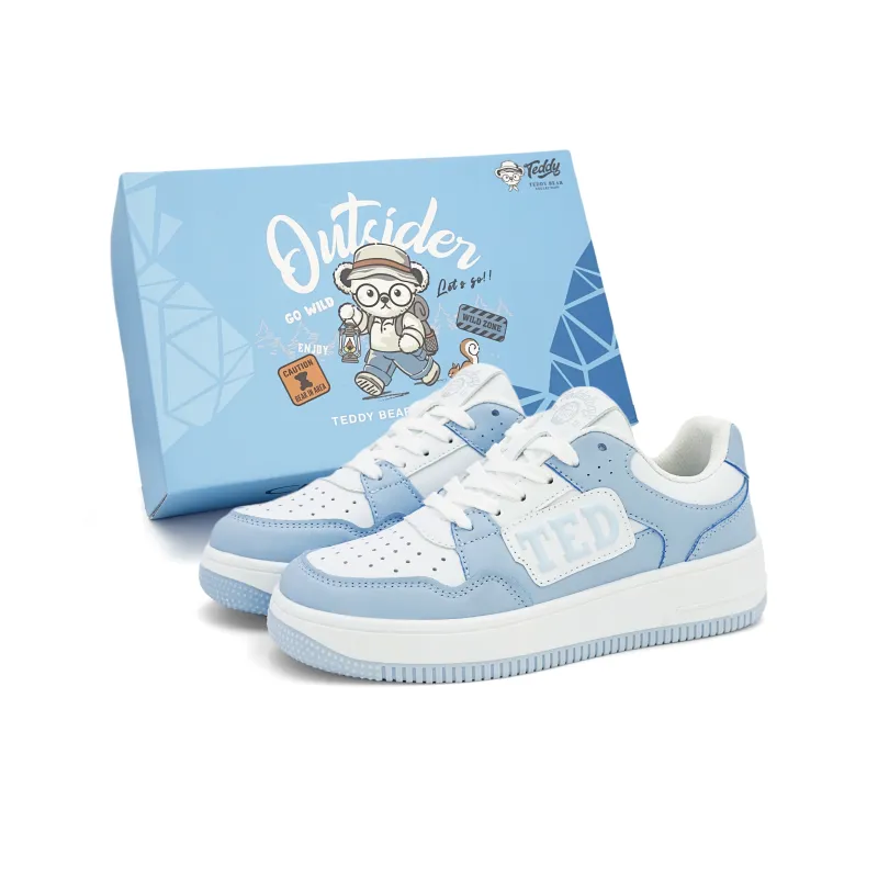 Teddy Bear Collection Air Force 1, Trendy Fashion Preppy Style Low Top Skateboard Shoes Unisex-0