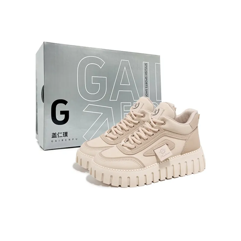 Gai Renpu Anti Slip Wear Resistant Low Top Skateboard Shoes Women's-0
