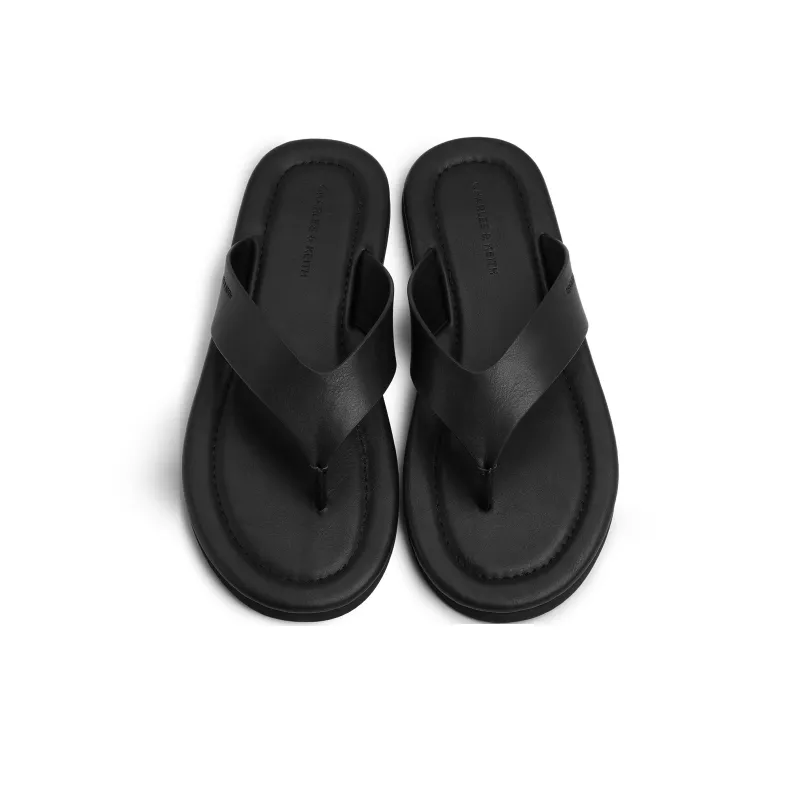 CHARLES&KEITH EVA Flip Flops 1cm Women's-10