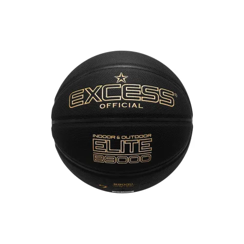 EXCESS B9000 PU Basketball Black Size 7 Ball Competition Unisex