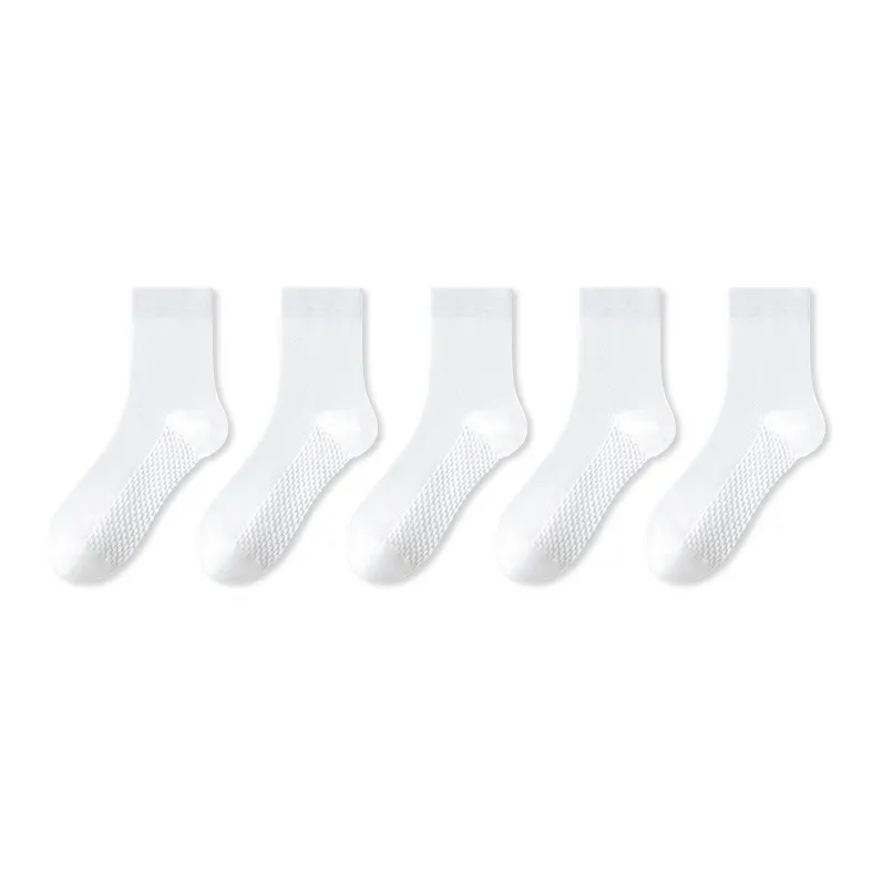 LUOLIAN Mid Calf Socks Men's 5 Pack-3