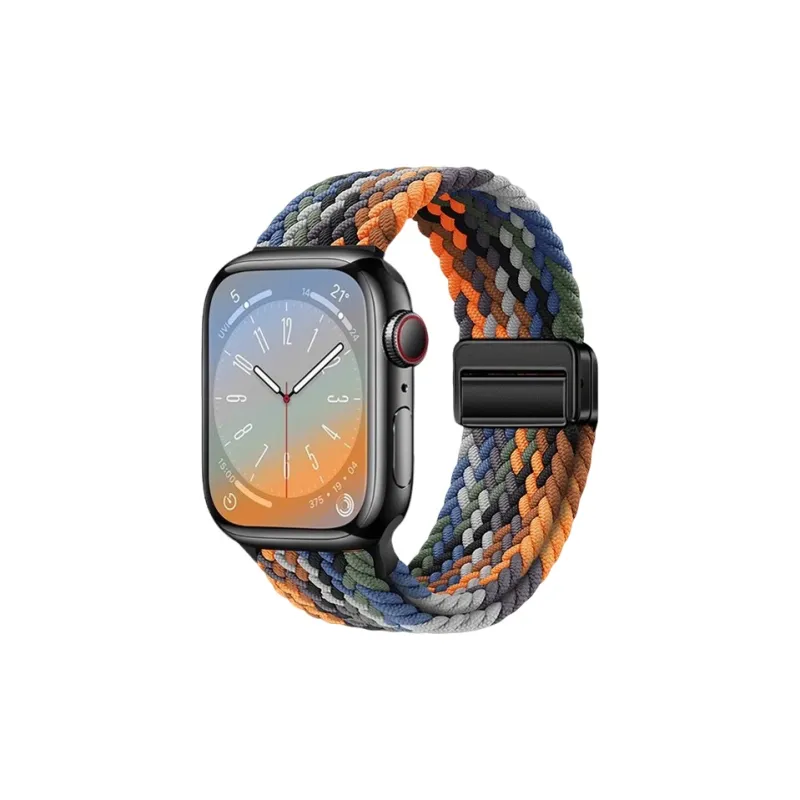 First Guard Compatibility Apple IWatch Series 10/S9/S8/S7/SE Strap Apple Compatibility Watch Band 225mm Nylon Material-6