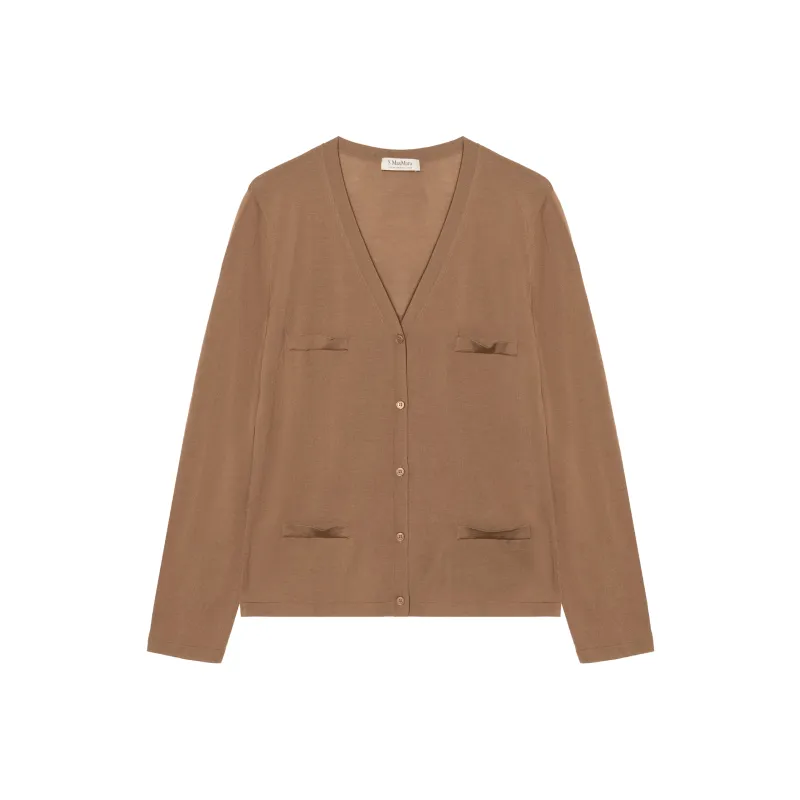 'S MAX MARA V Neck Buttoned Cardigan-0