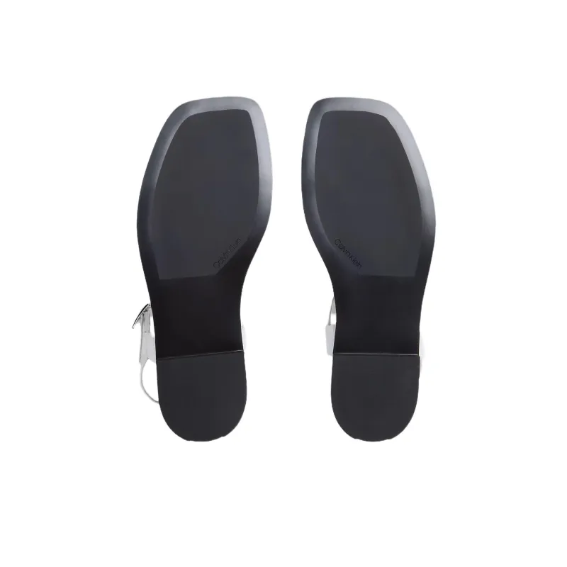 CALVIN KLEIN One Strap Sandals Women's White-5