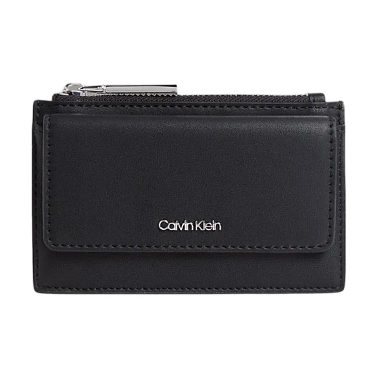 CALVIN KLEIN Polyurethane Card Holder Women's Black-0