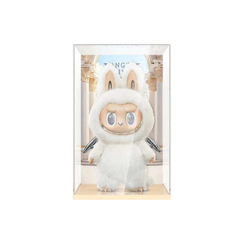 LIGHT YOUR BRICKS Compatibility Bubbles Matlabubu And ZIMOMO Vinyl Doll Display Case Model Accessories-7