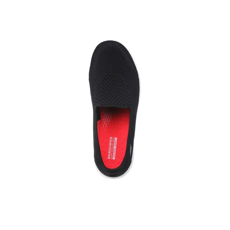 Skechers Go Walk Evolution Ultra Low Top Casual Shoes Women's Black-2