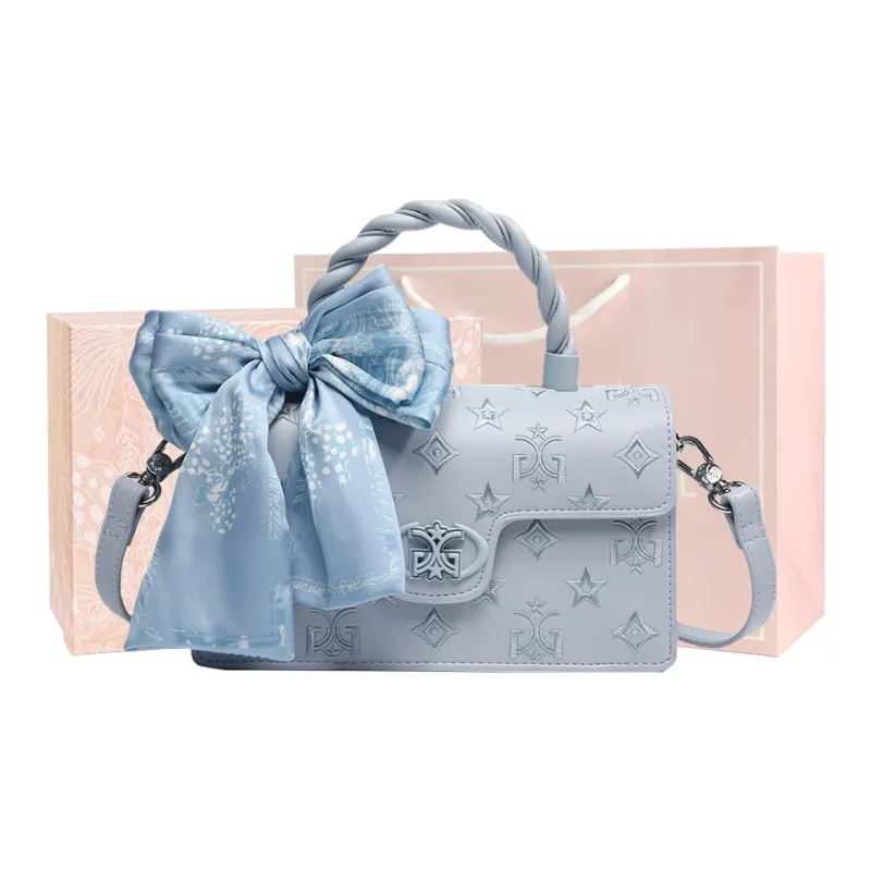 MISS GAIL Artificial Leather Shoulder Bag, Crossbody Bag, Handbag Regular Women's White/Pink-45