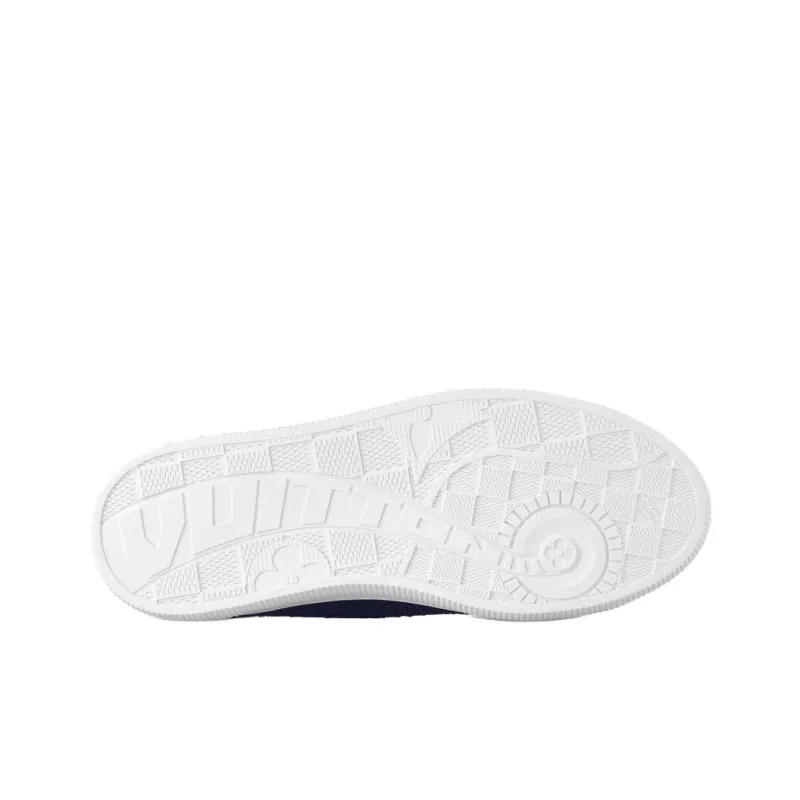 LOUIS VUITTON Lagoon Low Top Skateboard Shoes Women's Blue-5