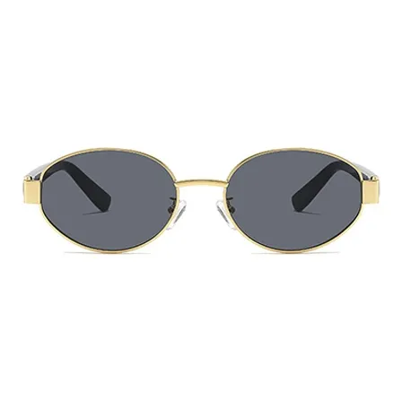 NOME Metal Oval Sunglasses Unisex-4