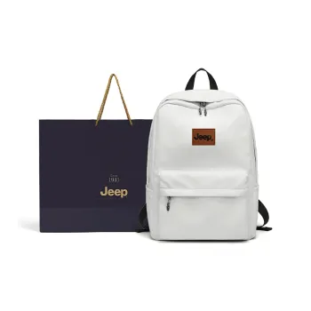 Jeep Membrana Dermalis Backpack Unisex White/Black