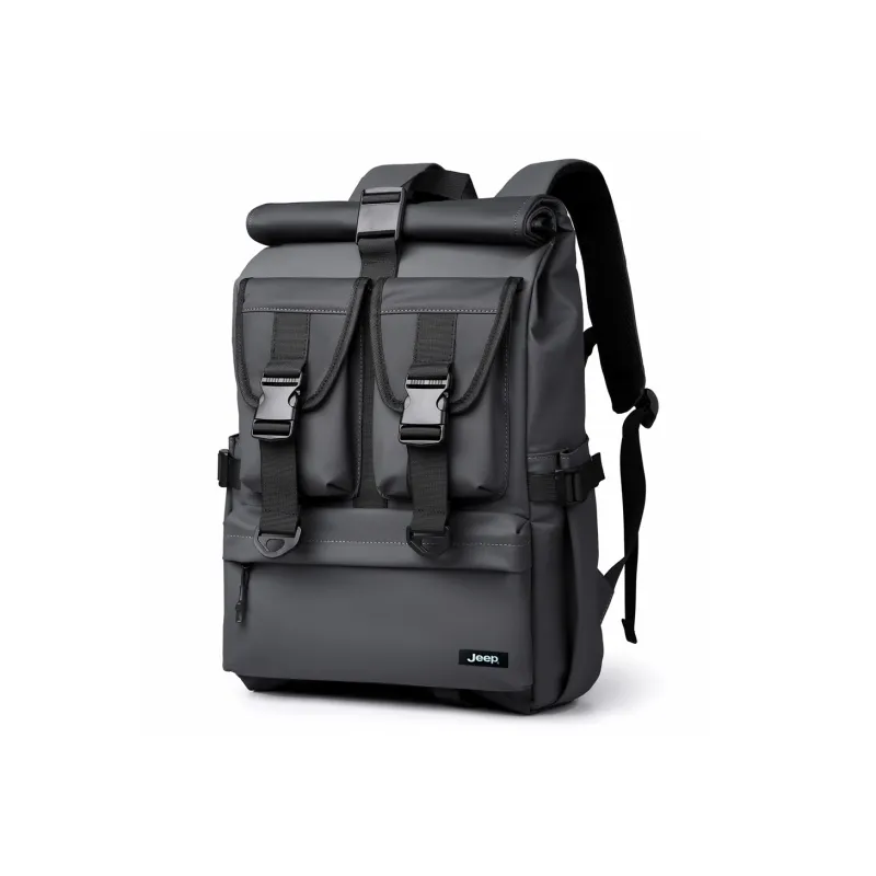 Jeep Nylon Backpack Regular Unisex Multicolor-5