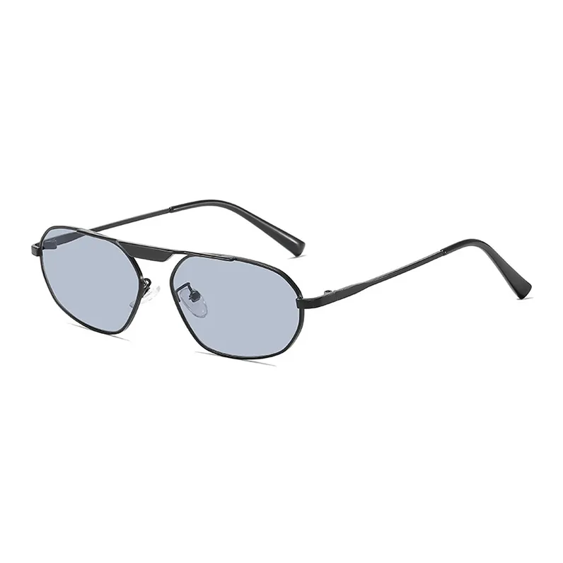 YUZHAOLIN Metal Irregular Shape Sunglasses Unisex-10