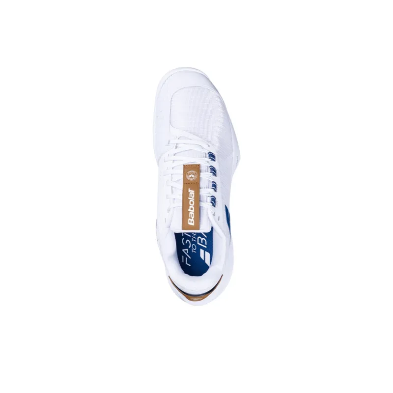 Babolat JET TERE 2 Cushioning And Breathable Tennis Shoes Men's White Blue-2