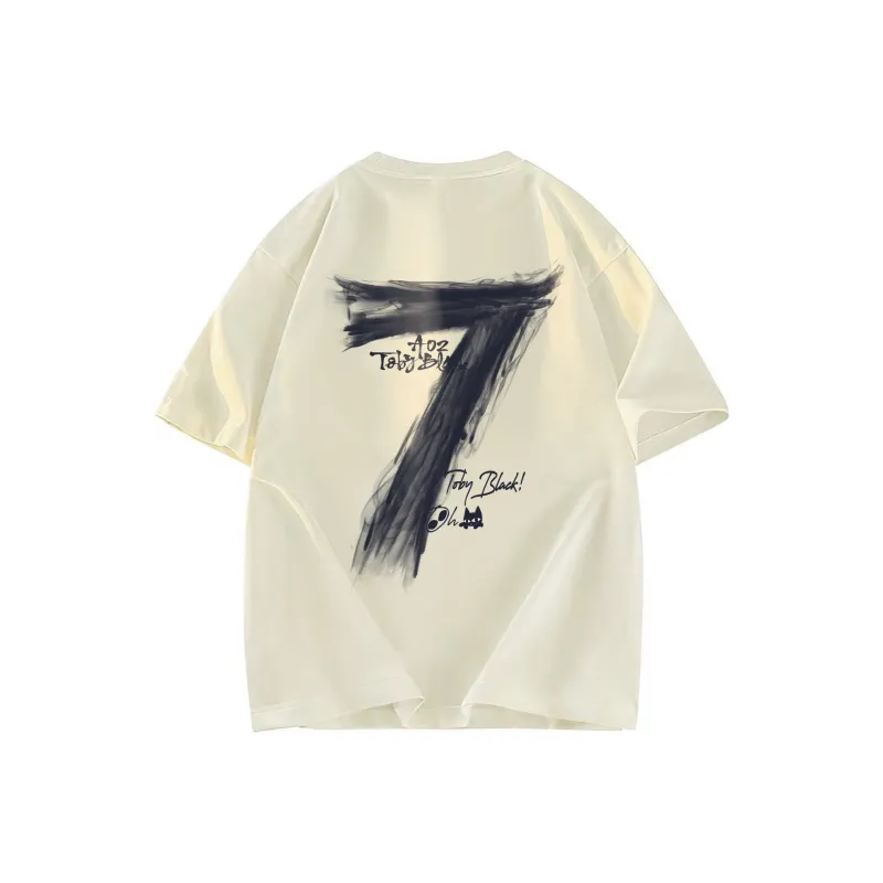 A02 T Shirts Unisex Light Beige Apricot-1