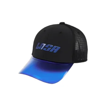 LiNing Sports Life Collection Polyester Baseball Caps Kids' Dark Ship Blue Bright Blue