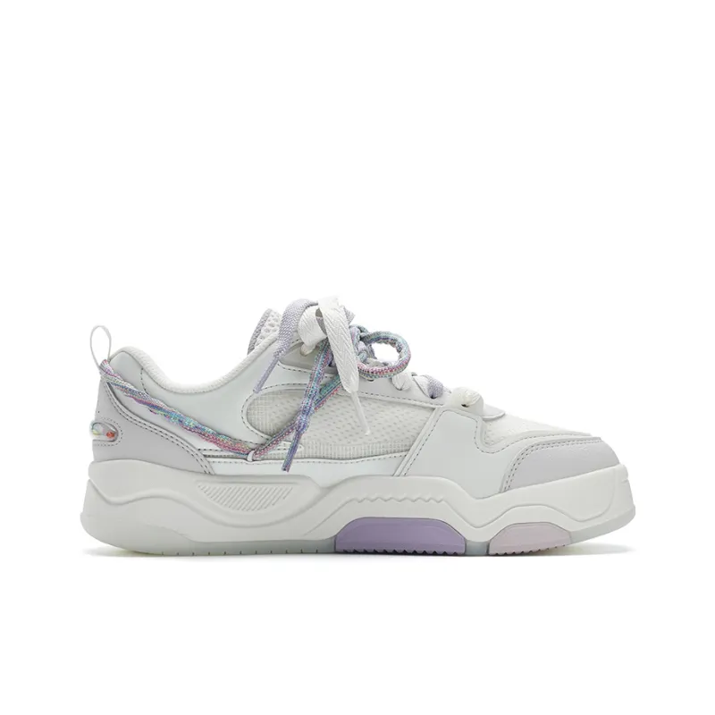 FILA FUSION BANK III Low Top Skateboard Shoes Women's White-1
