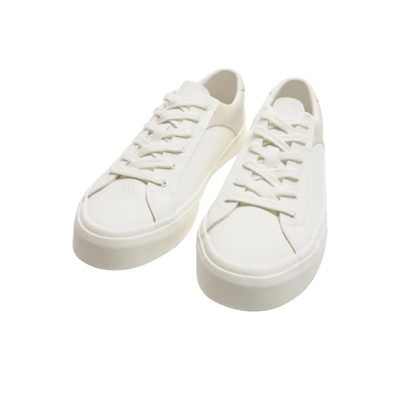 ZARA Low Top Skateboard Shoes Men's White-2