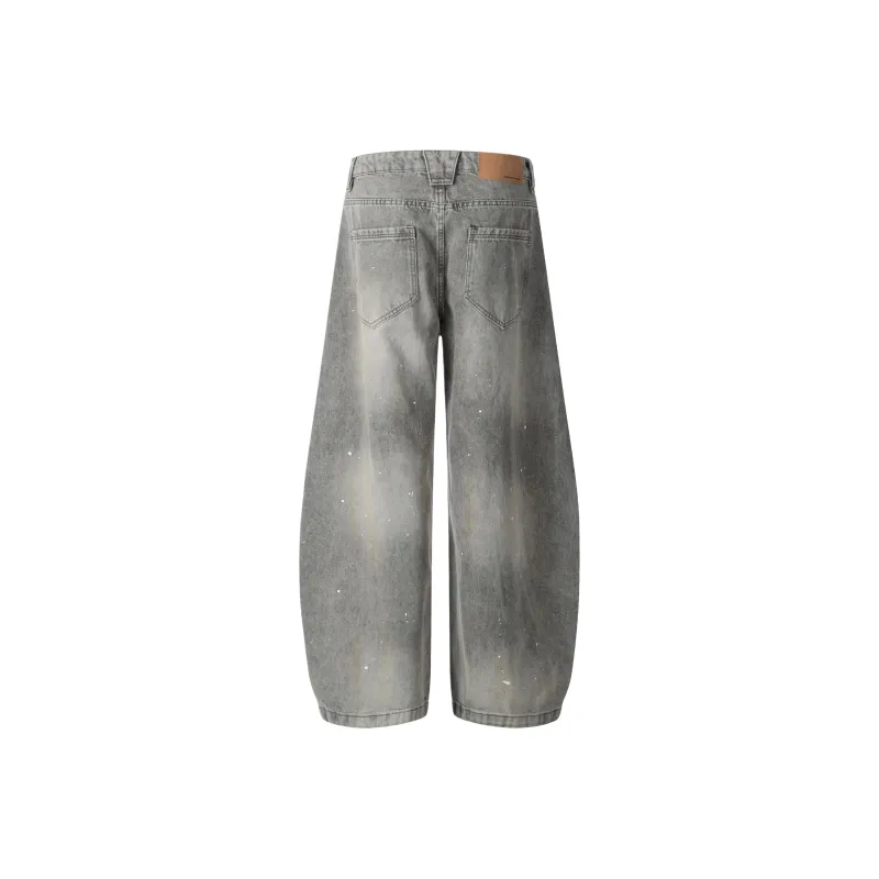 DUATOGE Jeans Men Smoke Gray -3