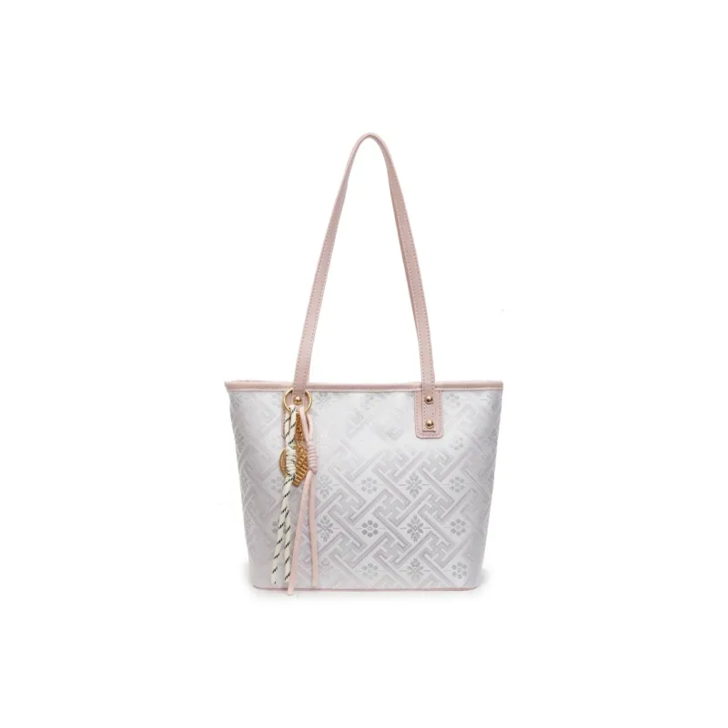 Miss Angel Fabric Shoulder Bag Women's Multicolor-14