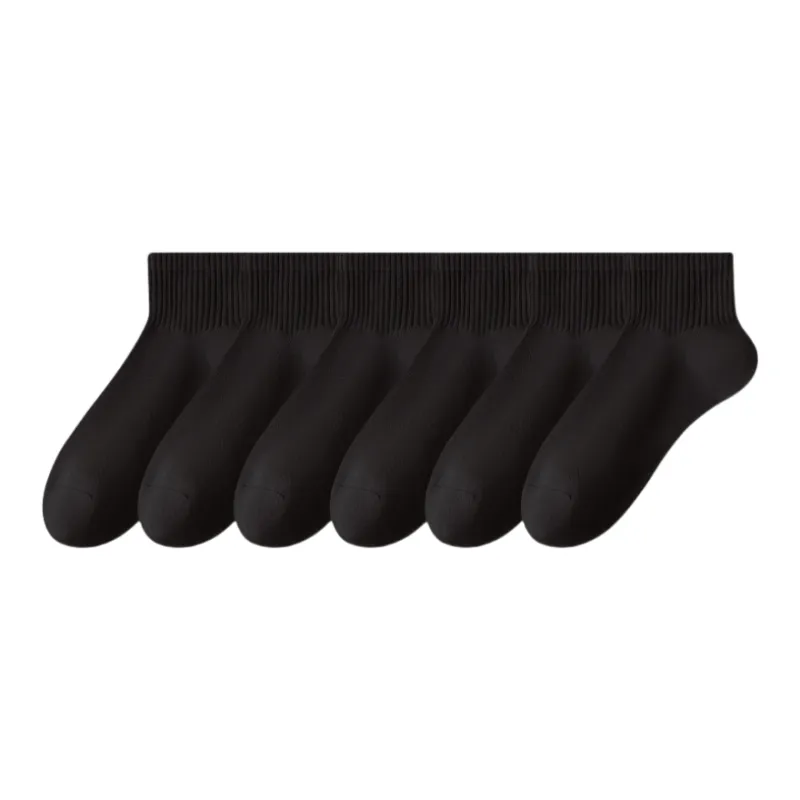Lan Miao Ankle Socks Men's 6 Pack-2