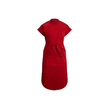 LAUREN RALPH LAUREN Short Sleeved Dress Women's Red