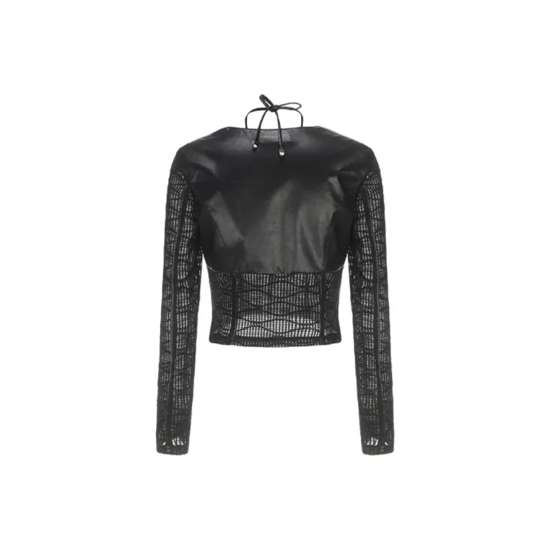 GIMING Crop Tops Women's Black-1