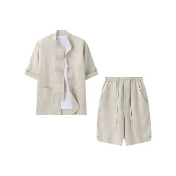 XUANSHENG Shirt Matching Set Men's