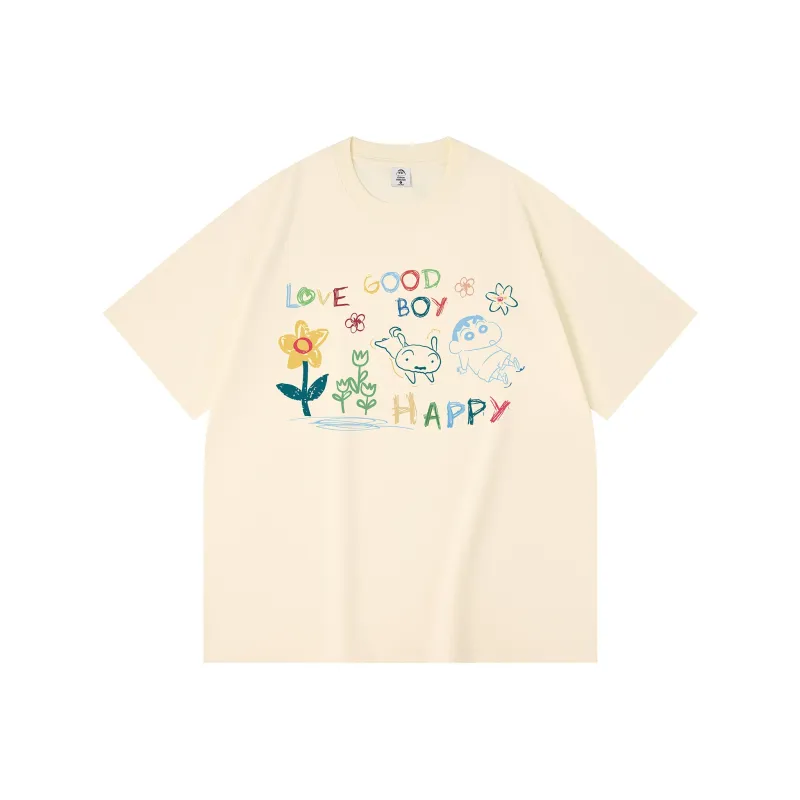 Crayon Shinchan Short Sleeved T Shirt Unisex-4