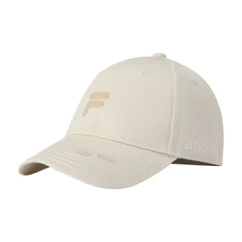 FILA FUSION Cotton Baseball Caps Unisex Heron White