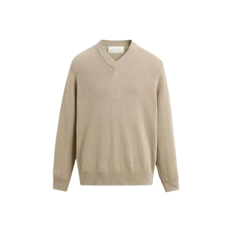 ZARA Knitwear Men Beige-0