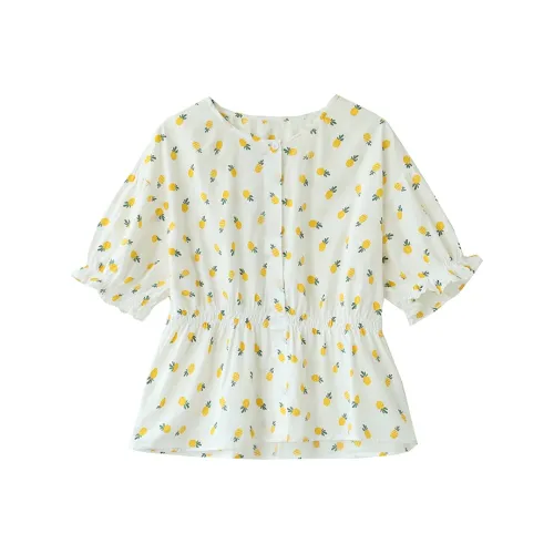 X MOOM Shirts Women's Mini Pineapple