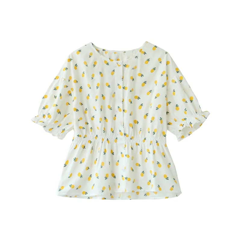 X MOOM Shirts Women's Mini Pineapple-0