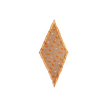 COACH Silk Scarves Unisex Orange