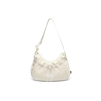Lee Fabric Shoulder Bag, Crossbody Bag Women's Cream White/Gray Green/Black