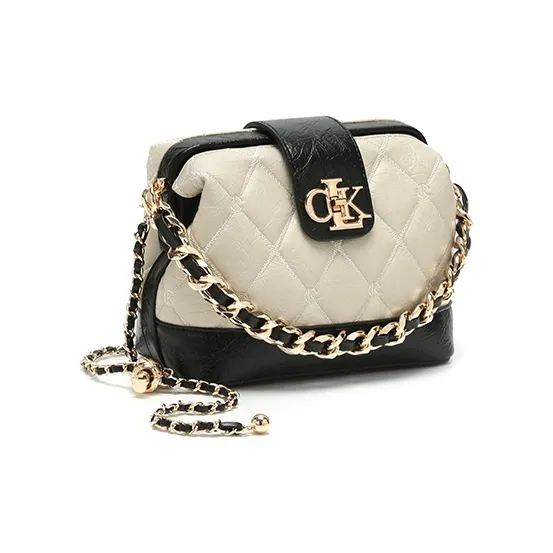 BETTINA VIVIAN PU Handbag Women's Cream Black-2