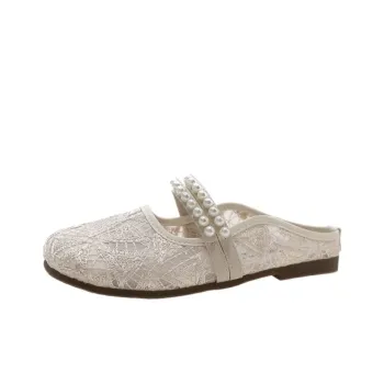 CHERRY&KALIKA Abrasion Resistant Slip Resistant Closed Toe Slippers Women's