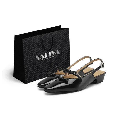 Safiya Chunky Heel One Strap Sandals Women's