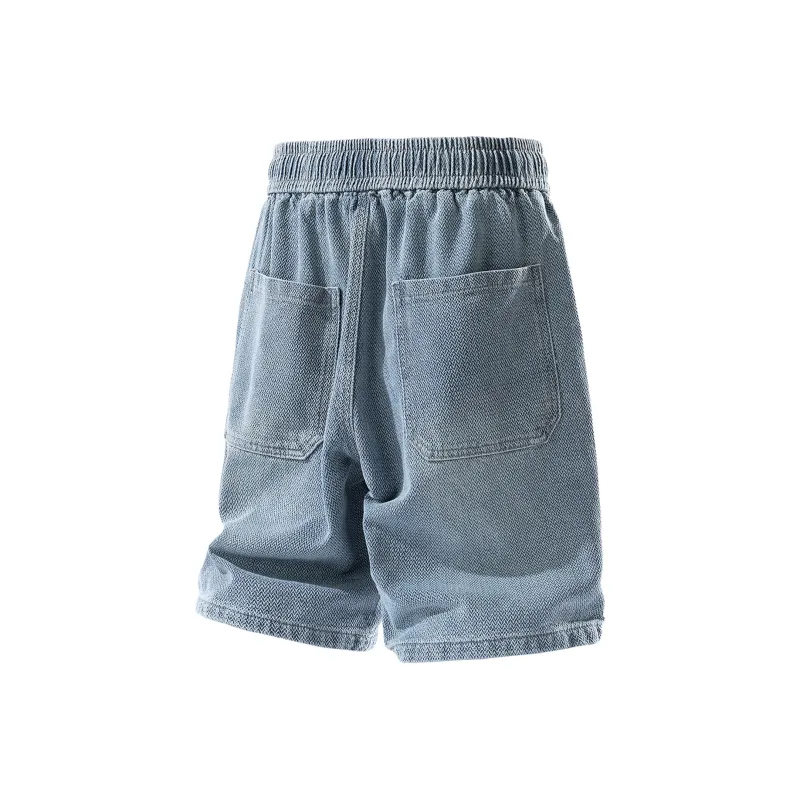 Yiwen Denim Shorts Unisex-1