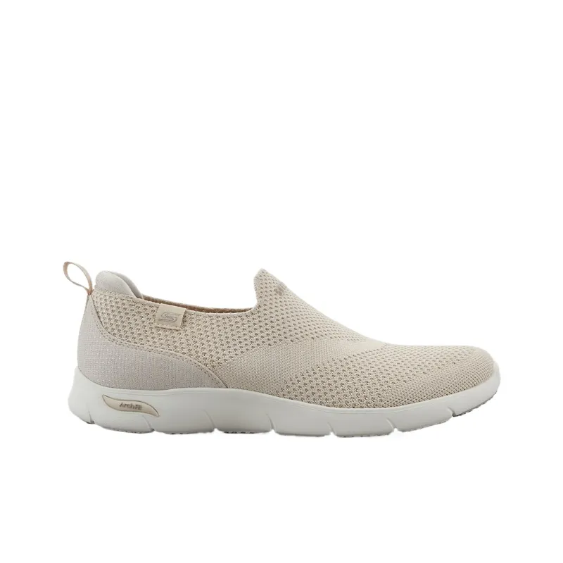 Skechers ARCH FIT REFINE Low Top Casual Shoes Women's Beige-1
