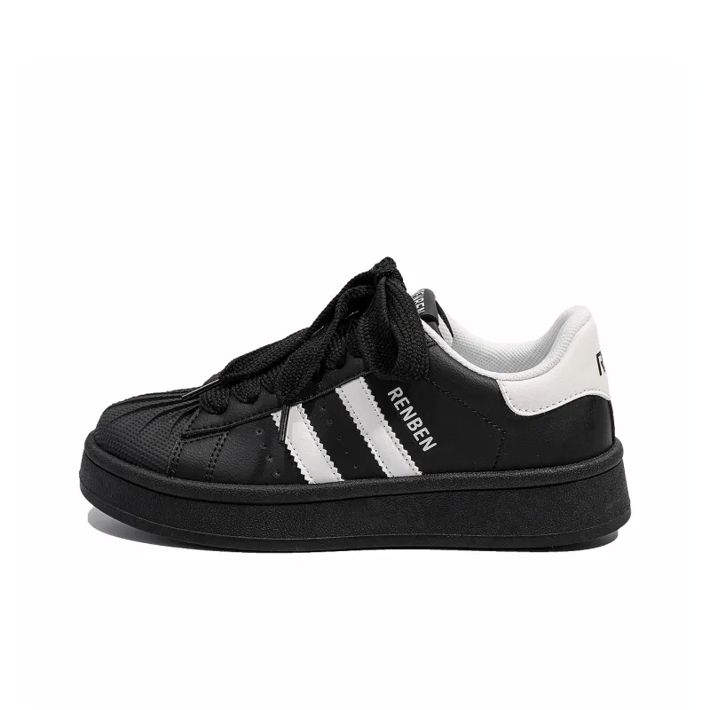 RENBEN Wear resistant And Lightweight Low Top Skateboard Shoes Women's-13
