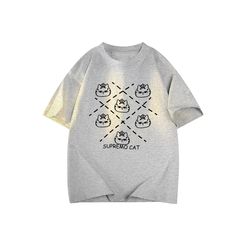 Supremo Cat T Shirts Unisex-16