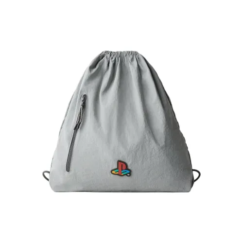 ZARA PLAYSTATION Collaboration Polyamide Backpack Kids' Gray