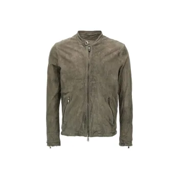 Giorgio Brato Suede Biker Jacket
